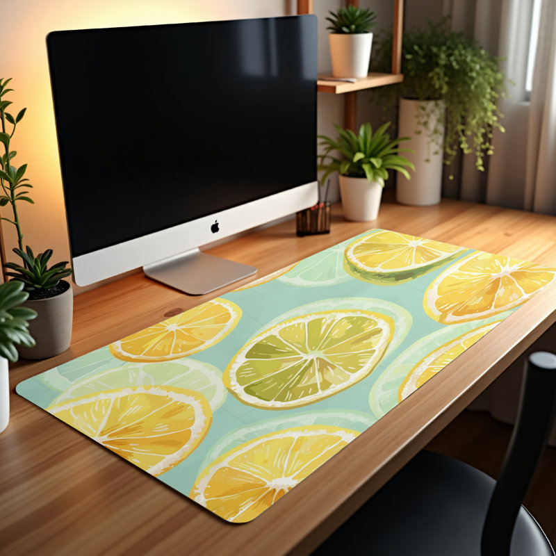 Polyester Desk Pad, 14.4x12.1