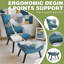Kade Upholstered Linen With Footstool Armchair-1421112338