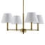 Costa Wrought Iron 4-Light Chandelier-931061355