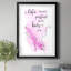 Perfect Hair - Reproduction d'art textuel sur papier encadré-469517690-469517575