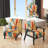 Cubism Experiment With Minimalist I - Upholstered Modern Slipper Chair, Teal Accent Chair