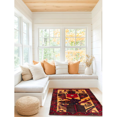 Teimani Brown Rug 3'8" x 6'7"