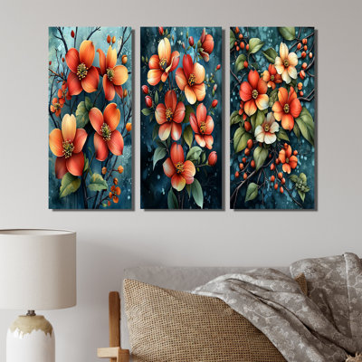 Cornouiller A Symphony Of Branches & Blossoms I - Collection de décorations murales Dogwood