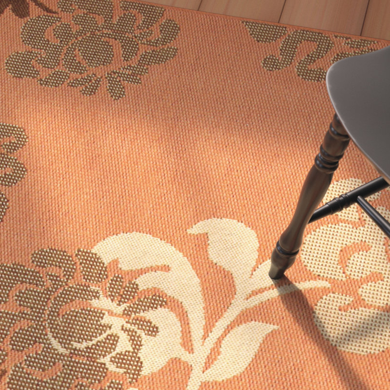Herefordshire Performance Floral Indoor/Outdoor Area Rug, Rectangle 4' x 5'7"