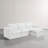 4 - Piece Upholstered Beige Chenille Modular Sectional Sofa with Removable Ottoman– Fully Compressed, No Assembly Required-1283040803