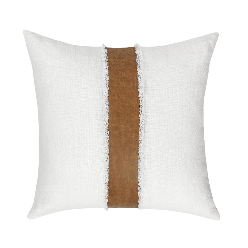 Abstract Throw Pillow Cover & Insert, Ivory/Dumont
