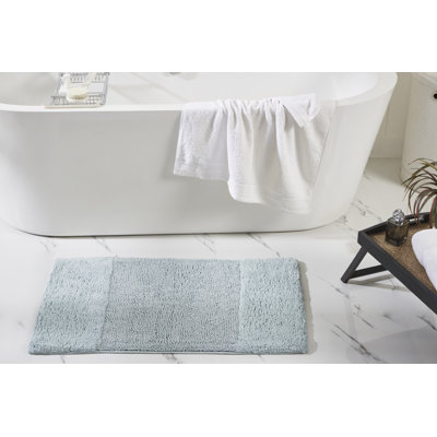 Tapis pour salle de bain 100% coton avec envers antidérapant Merkle