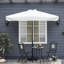 Aarun 130cm Market Parasol-55967160