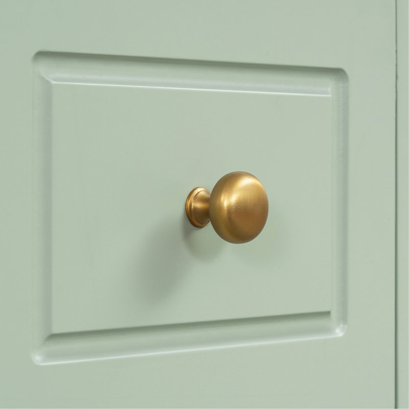Meuble-lavabo 30 po avec lavabo, une porte avec tablette et trois tiroirs, porte à fermeture douce, vert clair, Vert clair