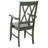 Yelena Double X-Back Arm Chair-1833408322