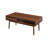 Sabornton 40" Wooden Coffee Table with Drawer, Walnut