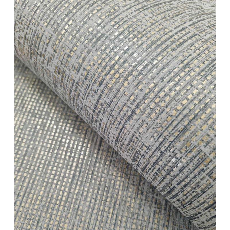 Papier peint texturé non tissé rouille Pi., Bleu