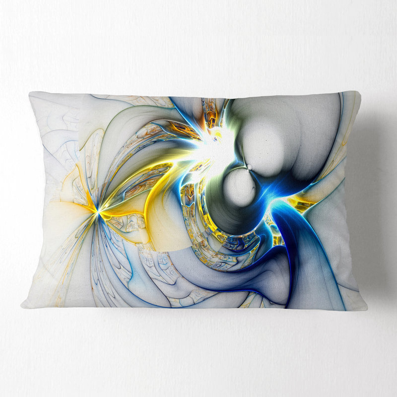 Shining Multi Colored Plasma - Abstract Printed Pillow