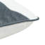 Housse de coussin Holiday Holiday, velours renne blanc et gris, carré de 20 pouces