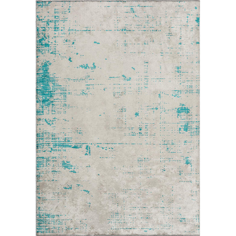 Rapture Abstract Area Rug, Rectangle 6'7" x 8'3"