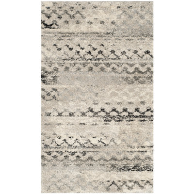 Tapis performance à motif abstrait rétro Sabang