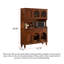 Garde-manger multifonctionnel en bois massif American Retro