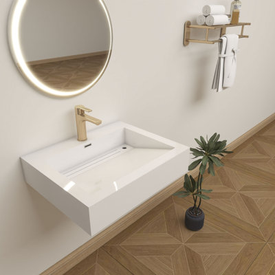 Plateau de meuble-lavabo simple 23,5 po avec lavabo Jessica