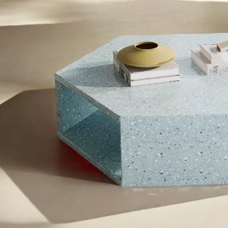 Table basse au design créatif personnalisé, Bleu