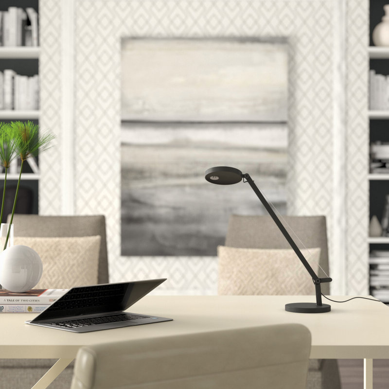 Demetra Micro Table with Base, 3000K, Matte Black