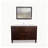 Mid-Century Solid Wood Bathroom Vanity with Integrated Ceramic Sink