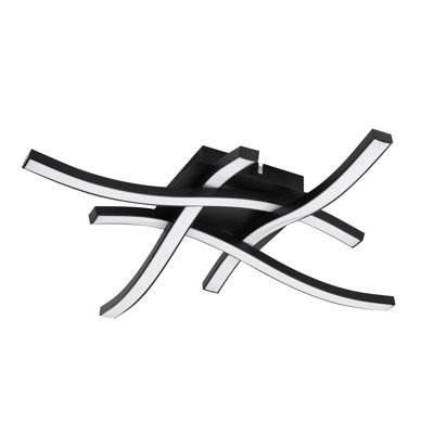 LED Ceiling Light 4-Light, 42.5 cm
