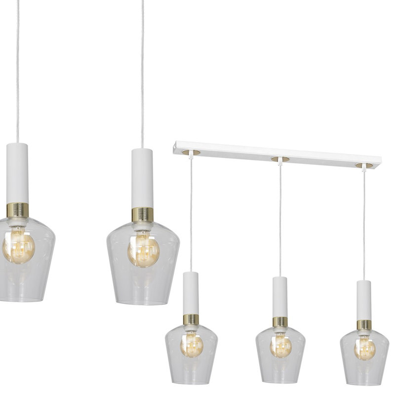 Lippencott 3 - Light Bell Pendant, White