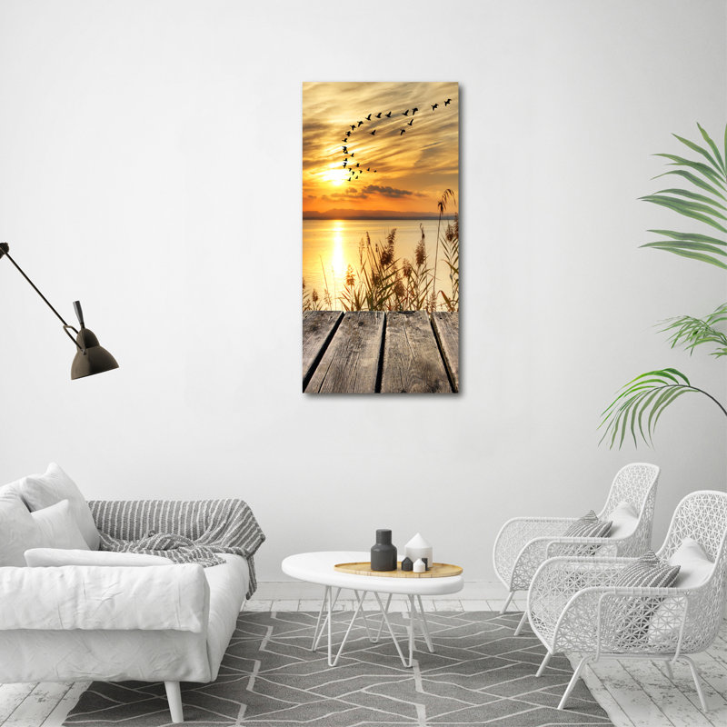 Sunset - Wrapped Canvas Print