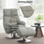 Chaise d'appoint Kandoro avec pivot et repose-pieds-1128691997