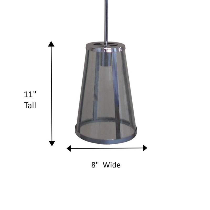 Luminaire suspendu conique 1 lumière