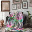 Hand-drawn Flower Bunch - 1 Piece Premium Sherpa Blanket-887942475