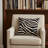 Black Zebra Animal Print Silk Reversible Throw Pillow-1717089385