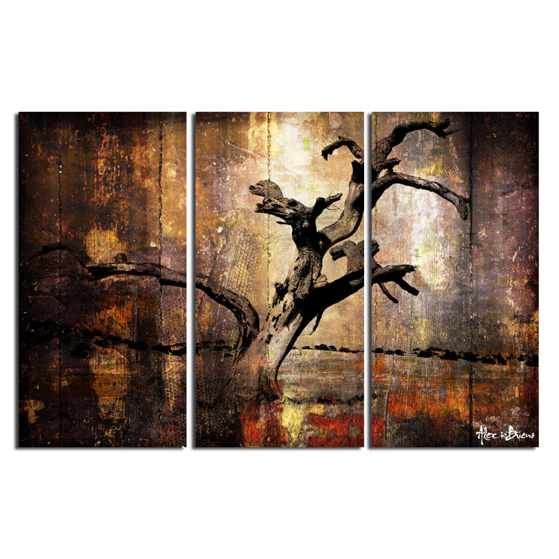 « abstract »-ensemble de 3 impressions sur toiles tendues