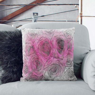 Floral Square Cushion