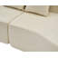 Canapé modulaire incurvé moderne 106 po Nestwell-127381338