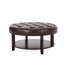 31,59 po Rond - Similicuir et design fonctionnel chic contemporain