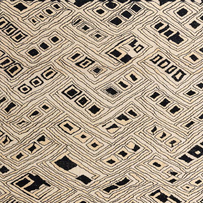 Tapis décoratif multicolore à motif abstrait