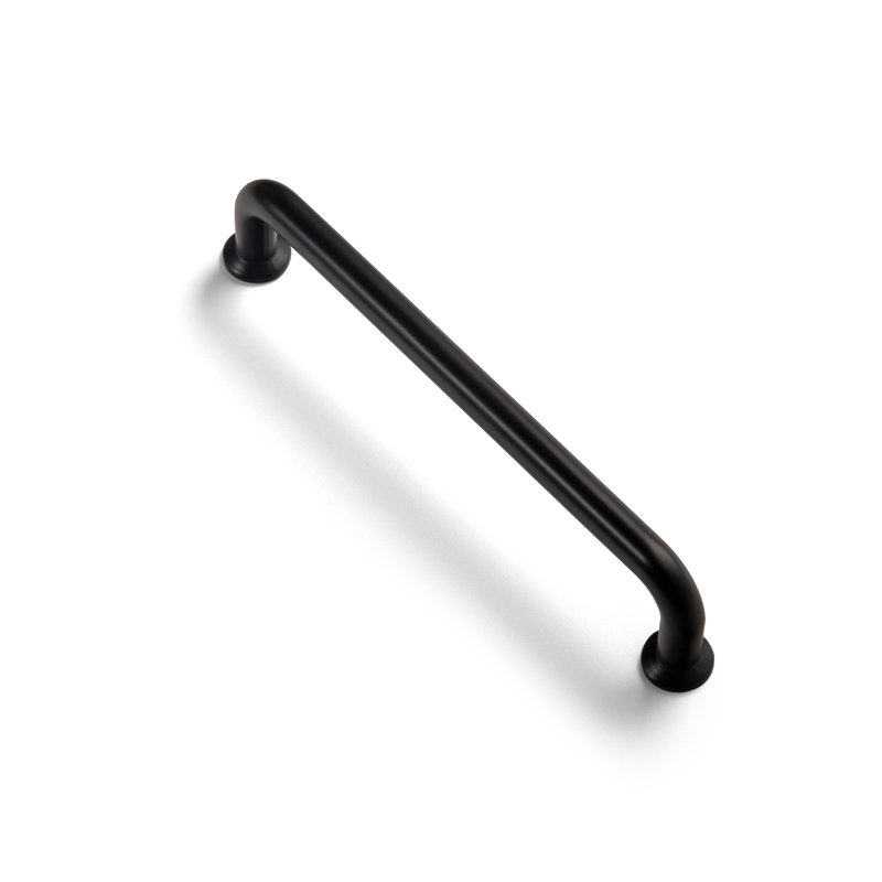 Emballage groupé de poignées barres centrales, Noir, 5"