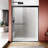 51-54" W X 72" H Semi-Frameless Shower Door-62363980