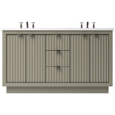 Meuble-lavabo double Lecrieu