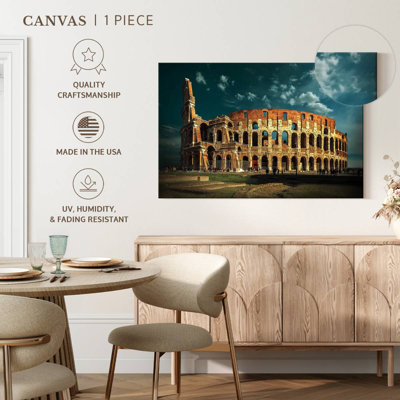 Ravi Sunlit Colosseum In Rome