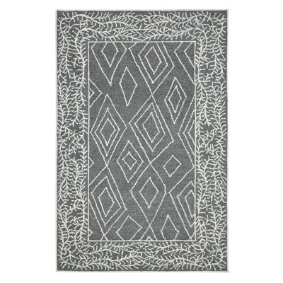 Ahniyla Wool Geometric Indoor Rug