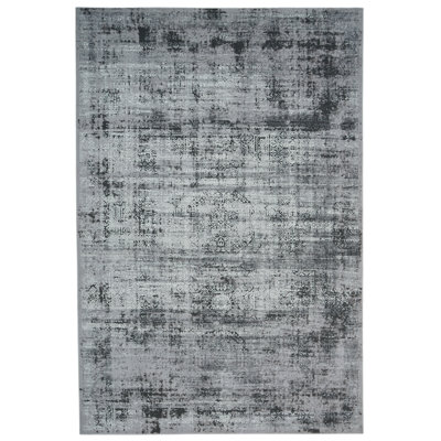 Abstract Machine Woven Beige Area Rug