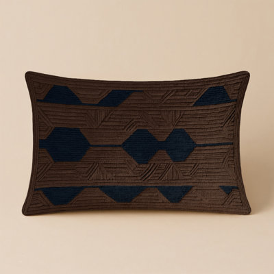 Trellis Beige Indoor and Outdoor Throw Pillow