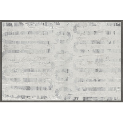 Winding Paths by Parvez Taj - 1 Piece Floater Frame Painting on Canvas