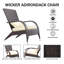 Jayleeana Wicker Outdoor Adirondack Chair-2051945010