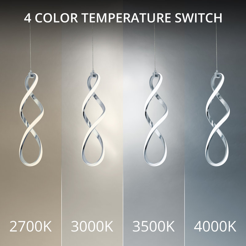Chrome Frosted Silicone 40" Linear LED Pendant Light