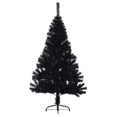 Arbre de Noël artificiel en forme de demi-cercle avec support PET