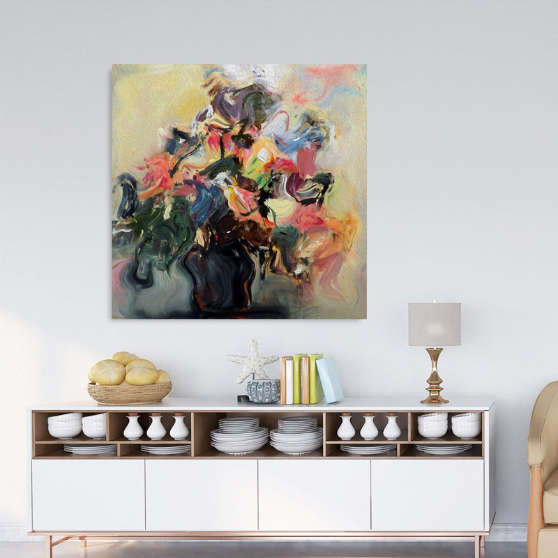 Reproduction sur toile tendue, H 36 po x l 36 po x P 1,5 po