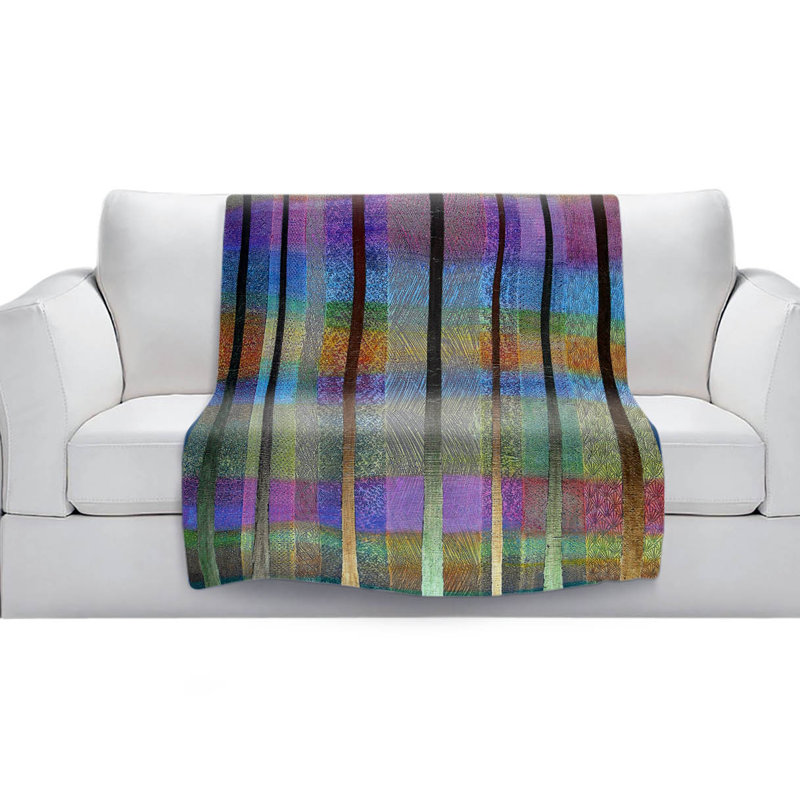 Couverture en sherpa Rainy Season 2, l 68 po x L 80 po